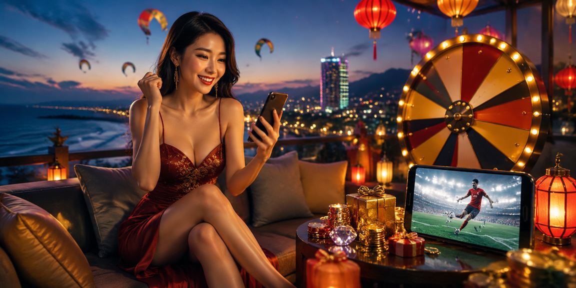 Người chơi tham dự chương trình quay thưởng ở Hội An